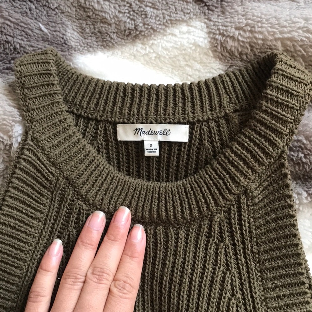 Madewell Valley Knit Sweater Halter Tank